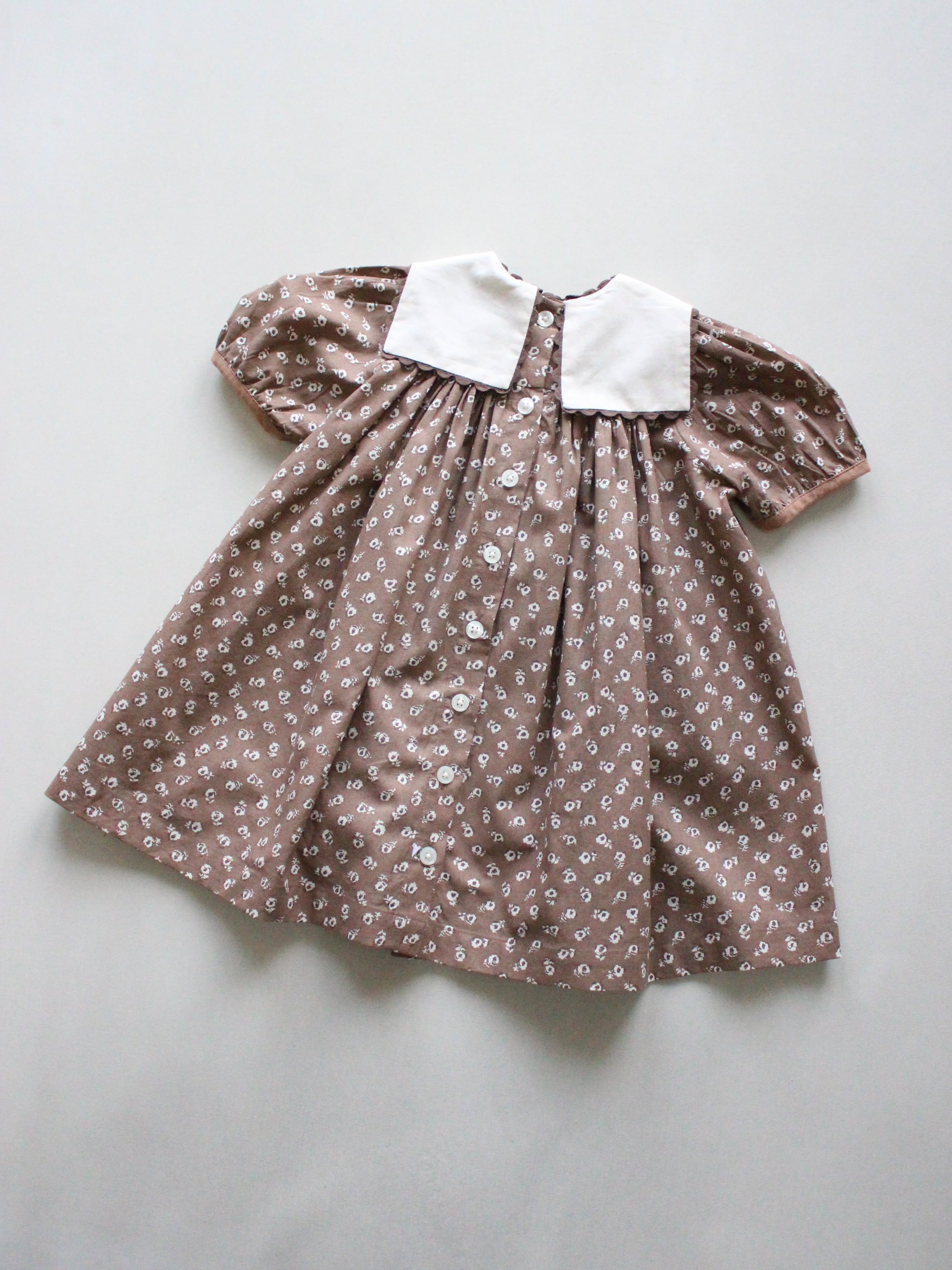 little cotton clothes Violet Dress Clover Floral | RESONASON