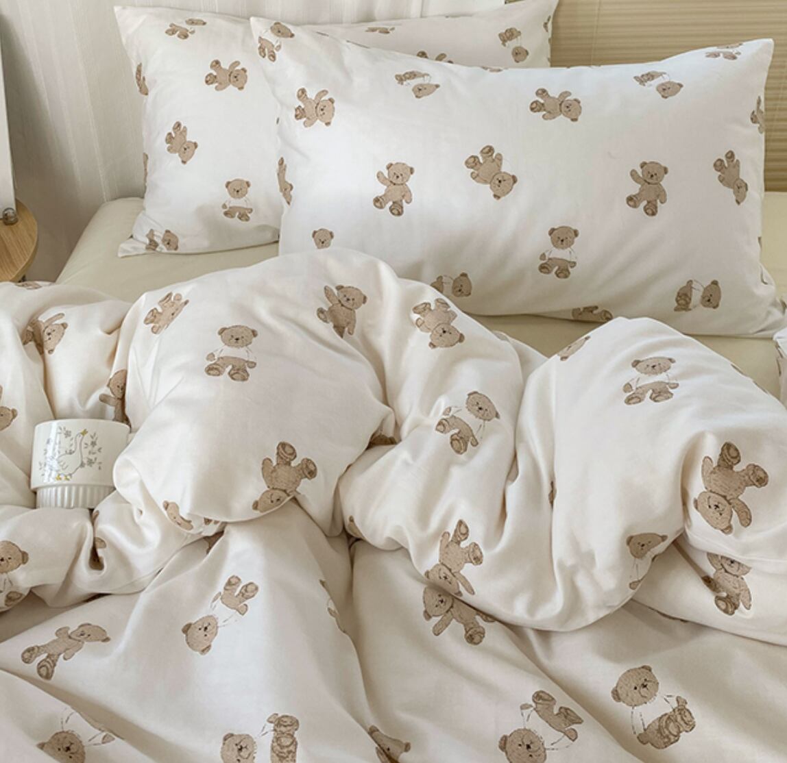 一点物 ベアー ベッドシーツ トップス 