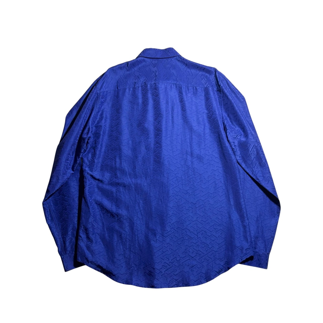VERSACE cotton silk jacquard shirt