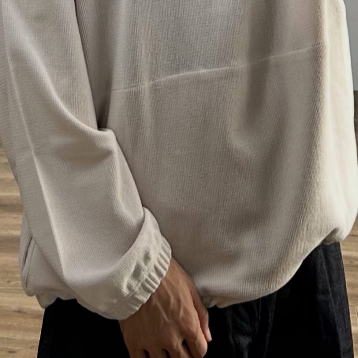 25AW》【STILL BY HAND】HIGH NECK ZIP UP JUMPERスティルバイハンド