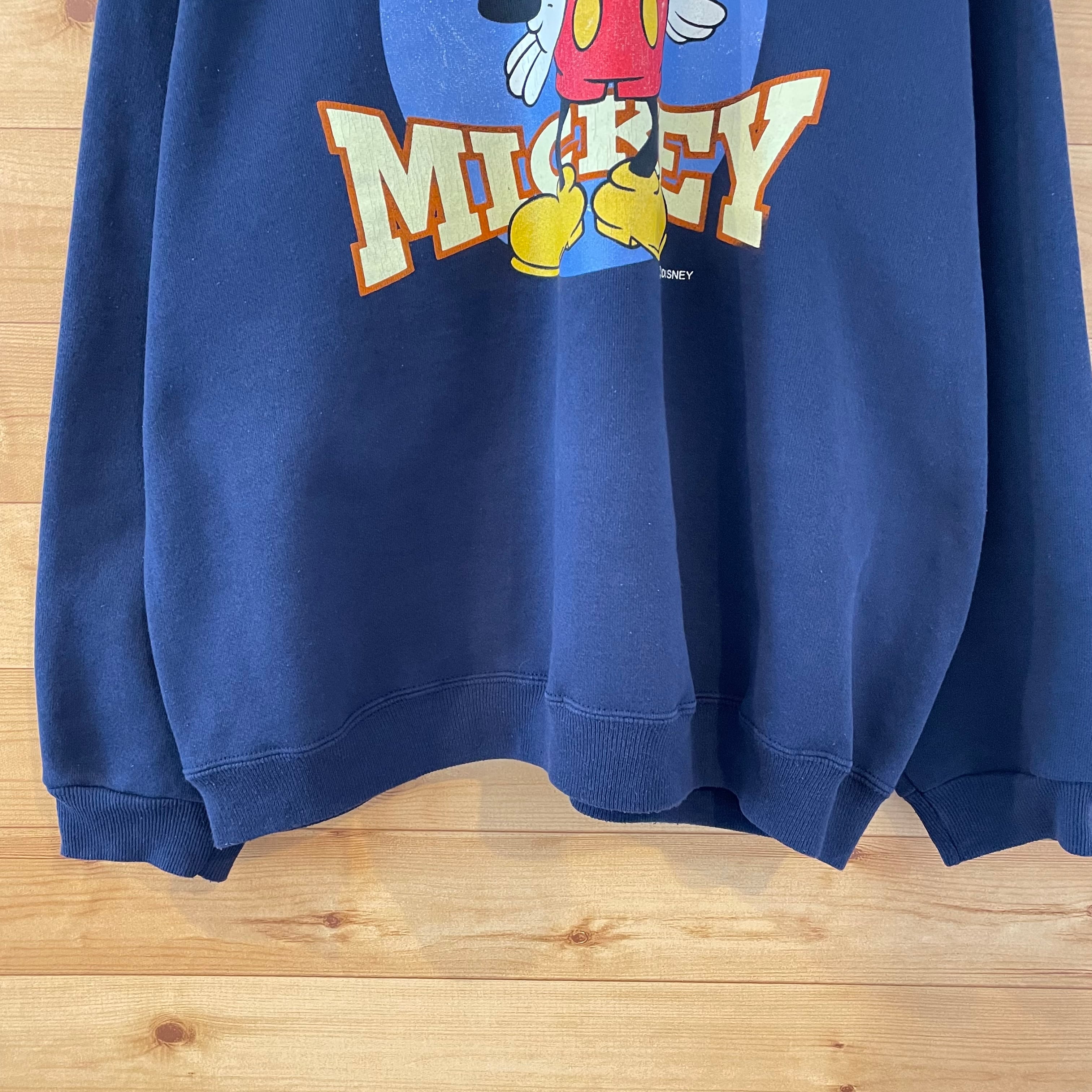 ディズニー oldミッキースウェット vintage mickey日本製80s