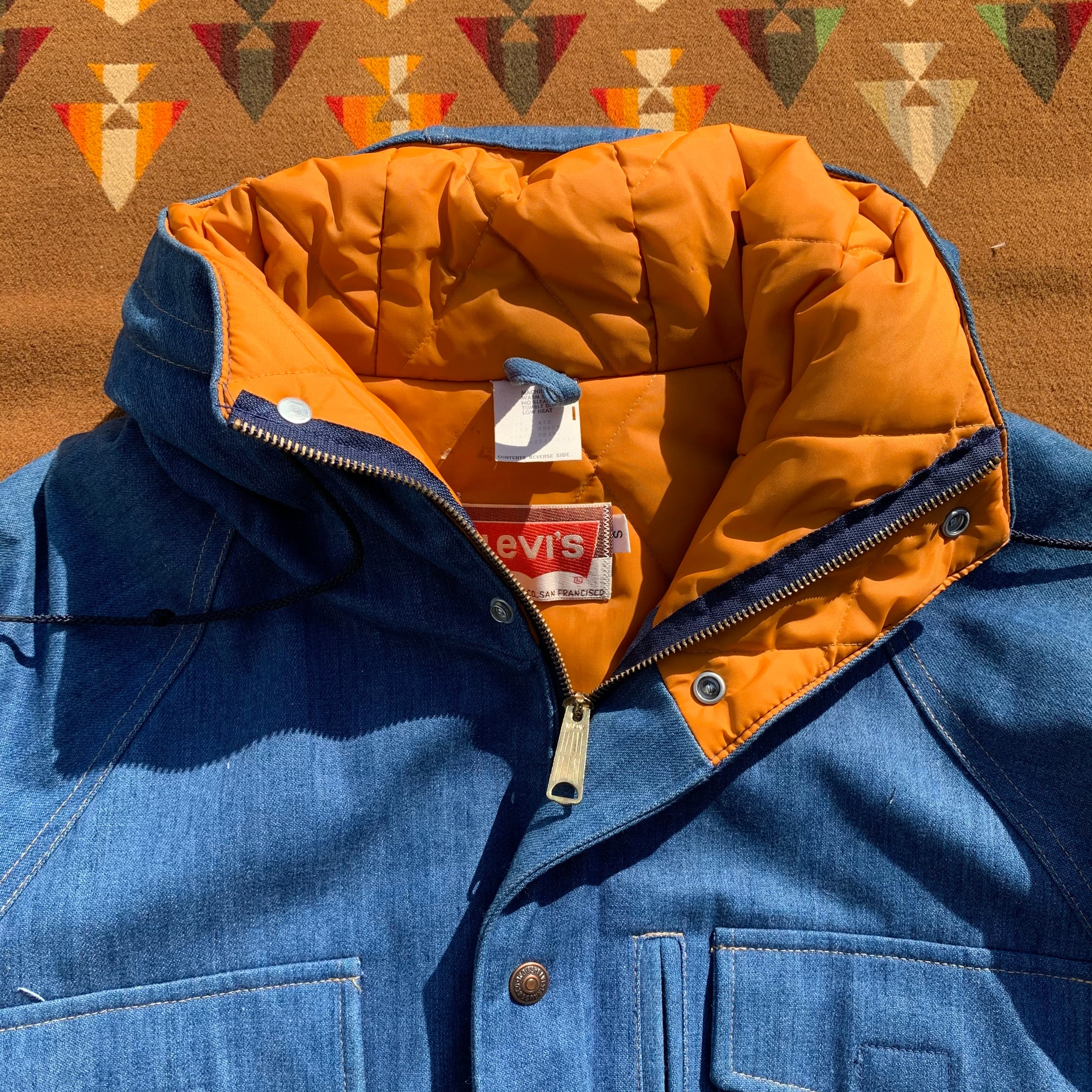 1970's Levi's Denim Mountain Parka | Rei-mart