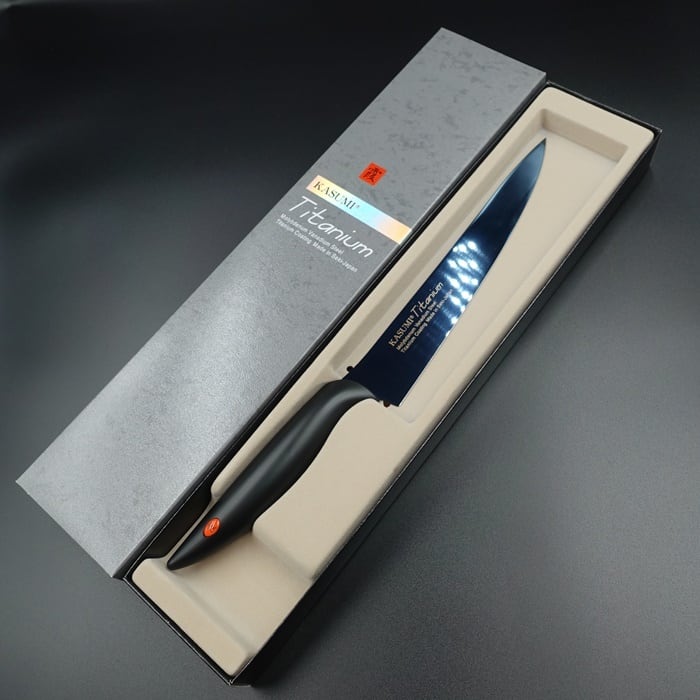 霞 KASUMI スミカマ SUMIKAMA 包丁 カービング 200mm チタン