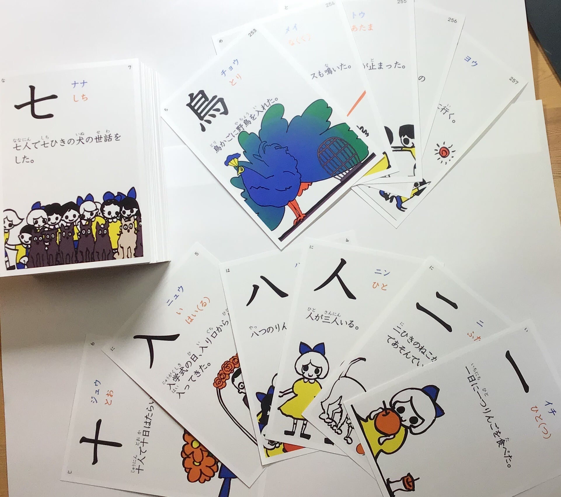 1、2年生版にわとり式漢字カードセット | にわとりの会