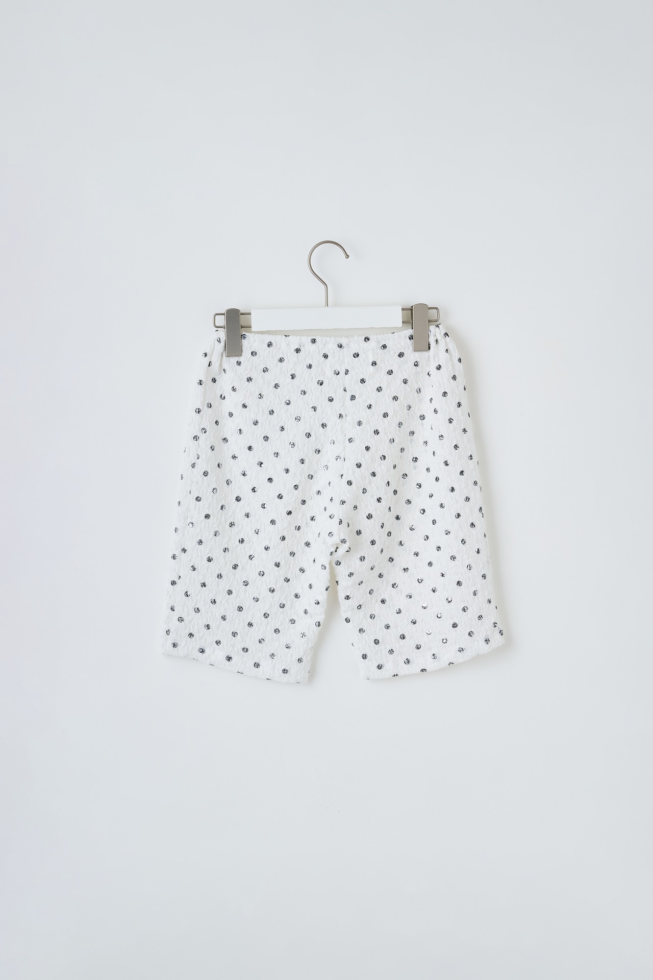 Polka dot print cycling shorts