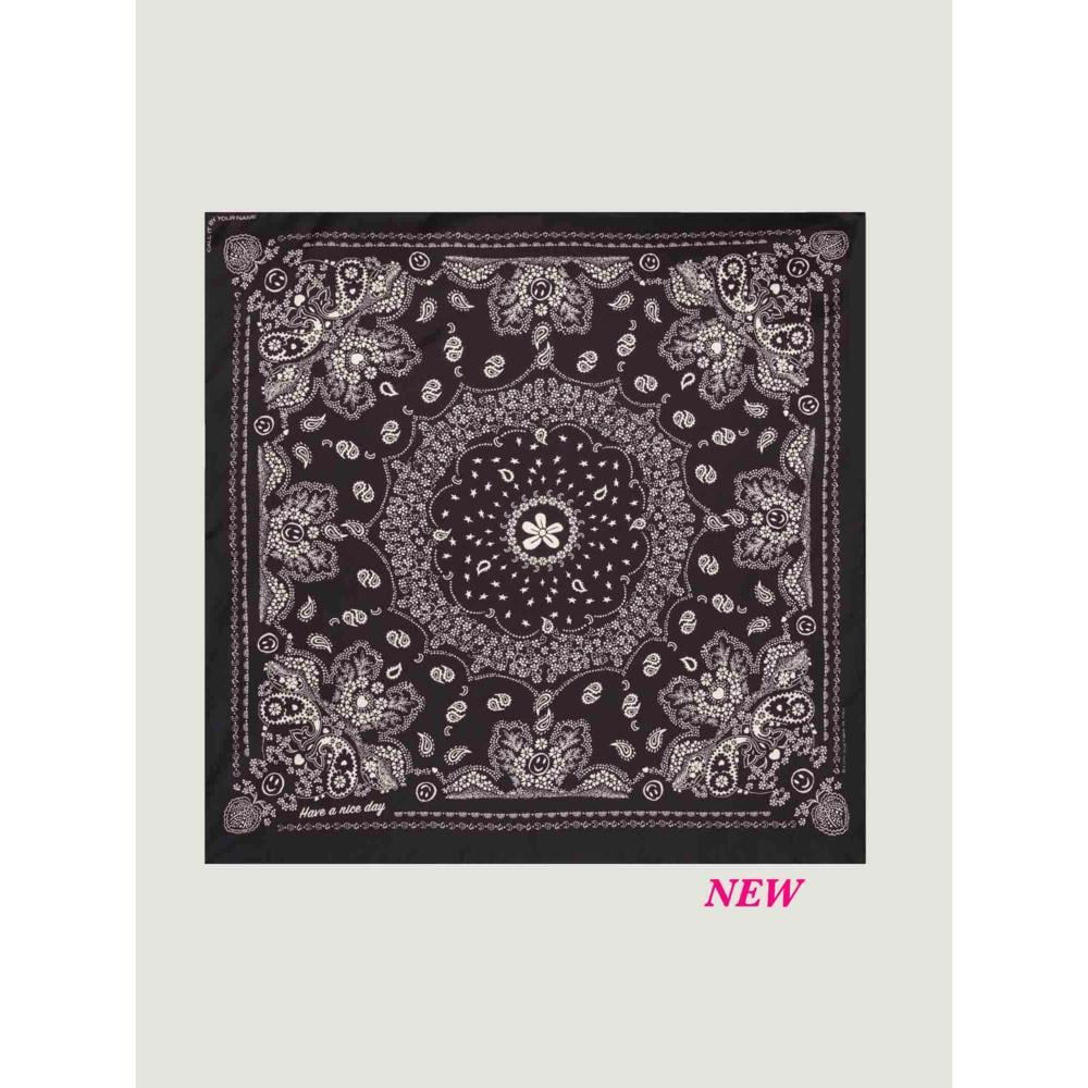 CALL IT BY YOUR NAME Bandana Small Black | SAKAN LES YEUX