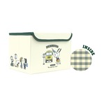 スヌーピーフタ付き折りたたみ収納BOXbus/Schoolf(5257479)
