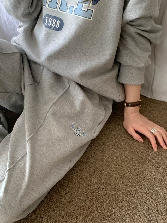 (予約) AREING / Logo pants 2color