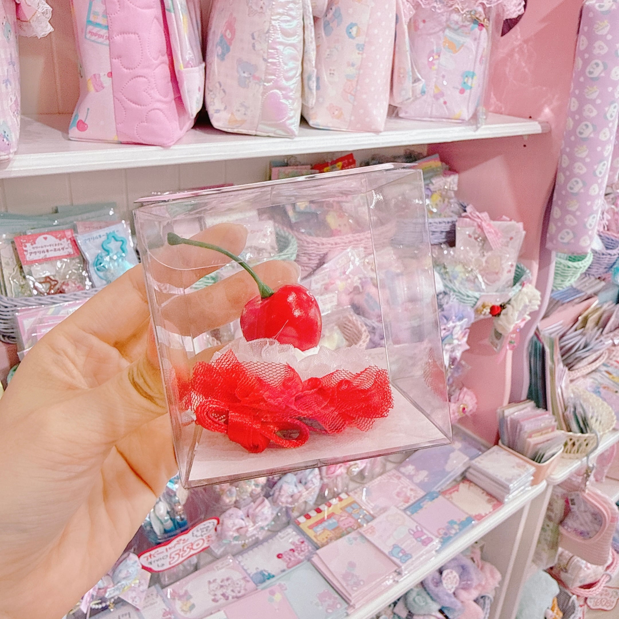 【J2】16-21ぬいぐるみ用ホイップチェリーヘッドドレス