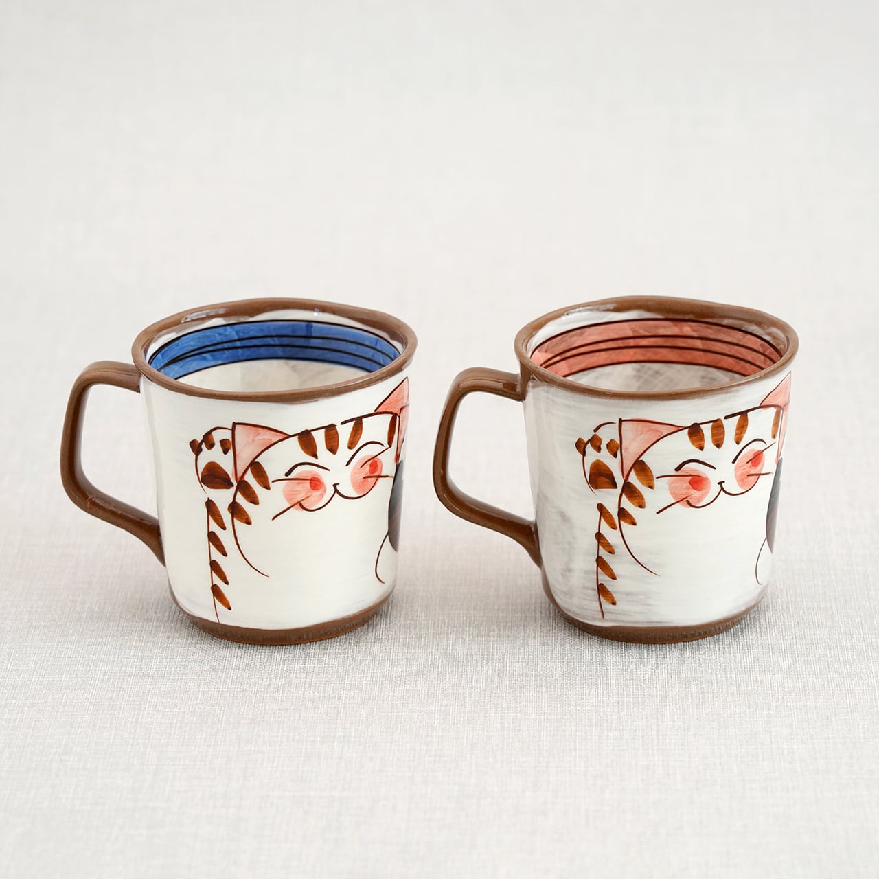 仲良しネコ マグカップ（大） | 菊祥陶器／工房祥sho～ Kikusho