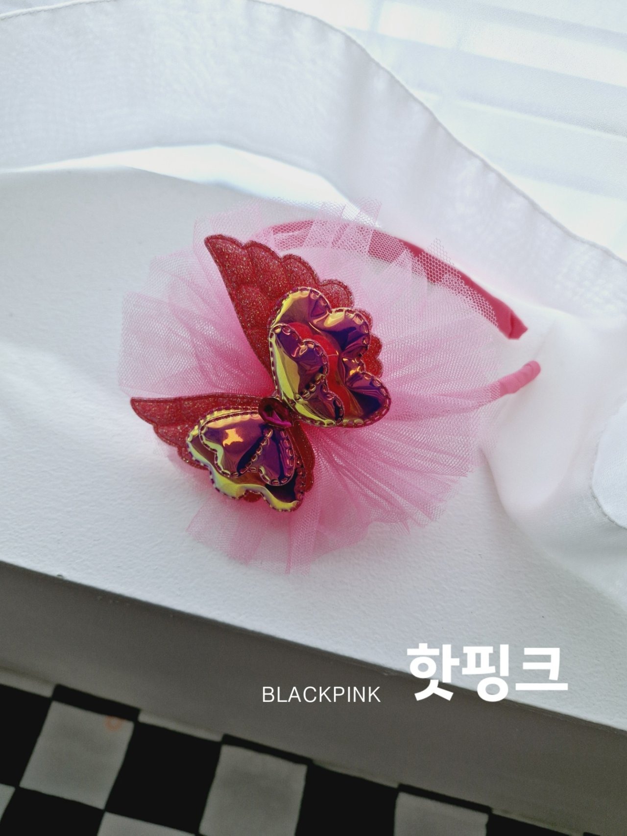 [BLACKPINK] Accessory) Nabisha Hair Band / [블랙핑크] 악세)나비샤헤어밴드