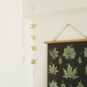 Brass hanging garland (Bird)