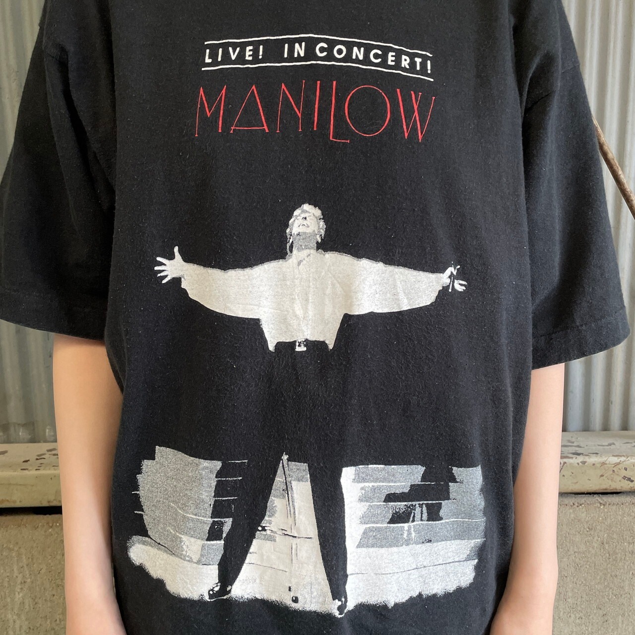 90年代 USA製 BARRY MANILOW バリー・マニロウ LIVE IN CONCERT 両面 