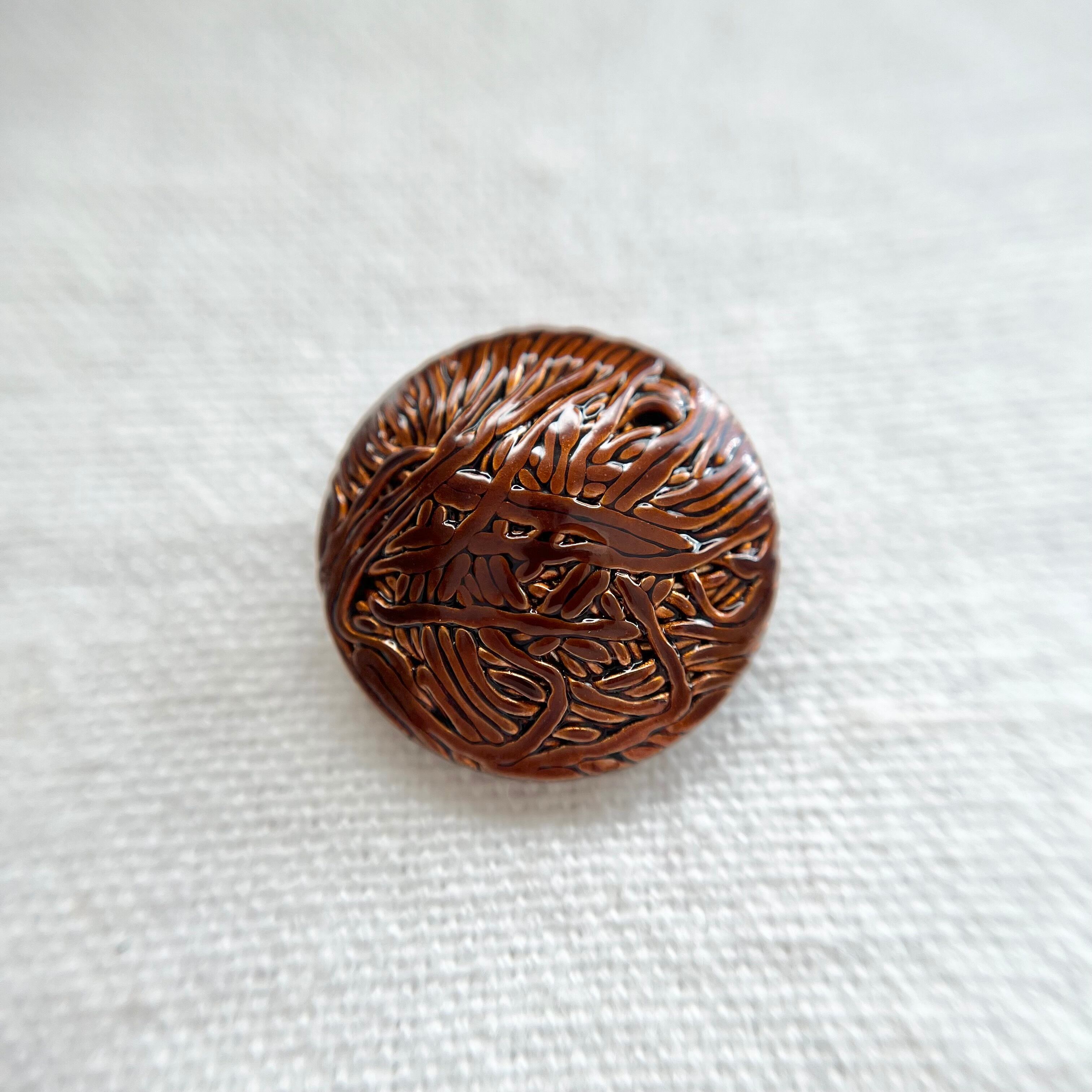 ランダムライン×メタリックブラウン 20㎜