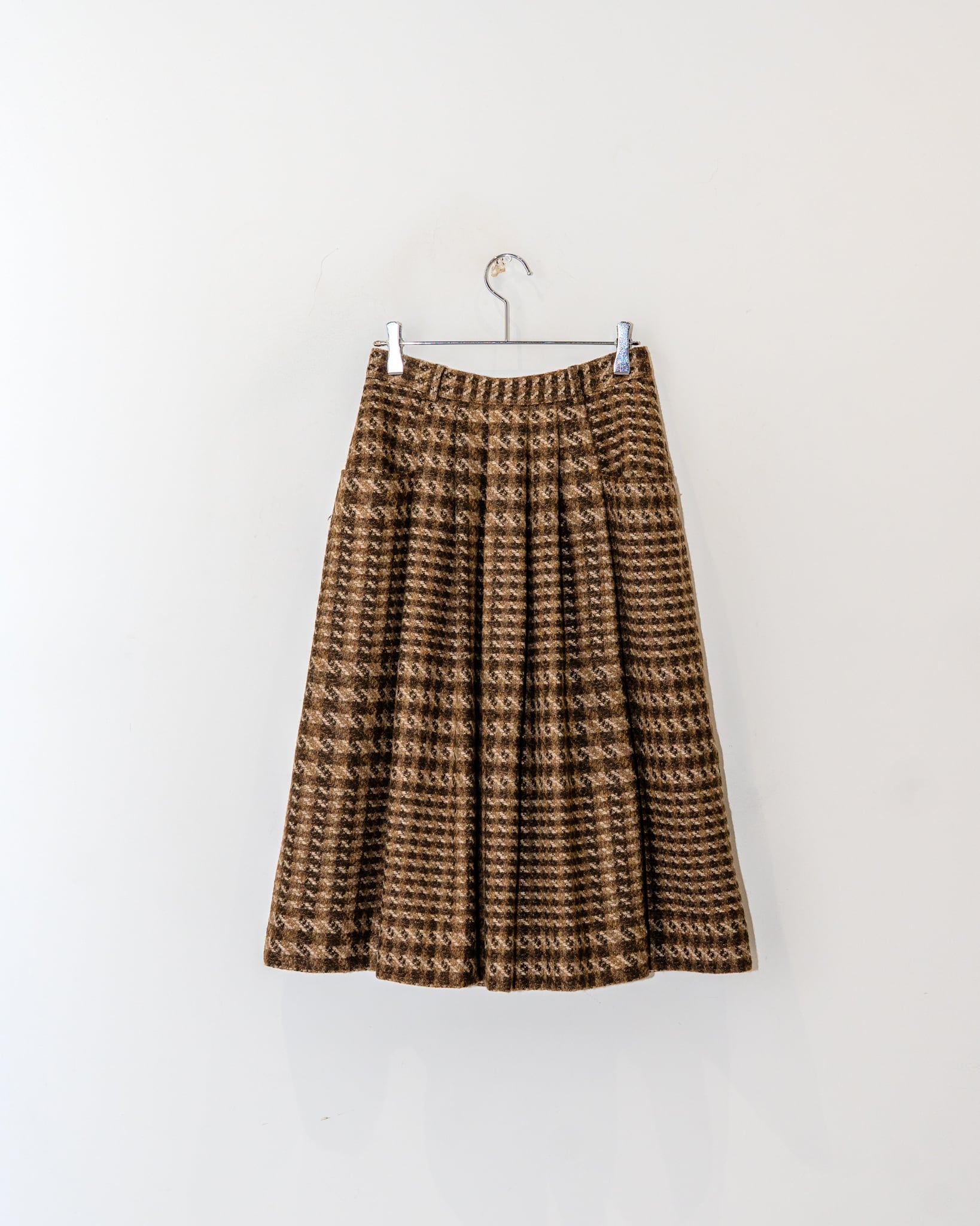 80s WOOL SKIRT / made in ITALY