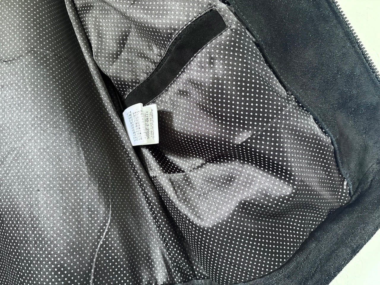 DENHAM CONVOY TRUCKER Suede leather jacket BLACK | AFTER DARK