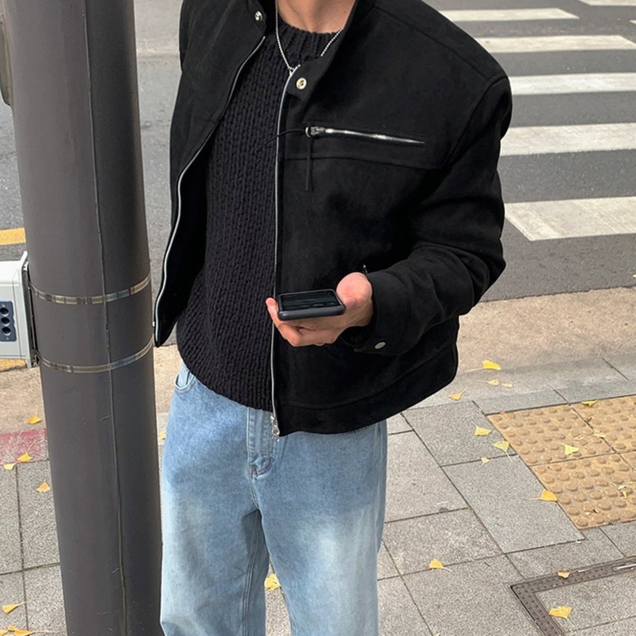 スエードハンサムショートジャケット　990