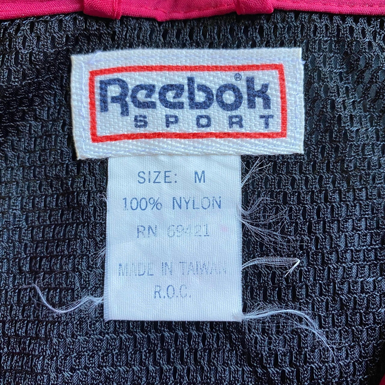 90年代 Reebok リーボック BLACKTOP フィッシュテール ロング丈 ロゴ 