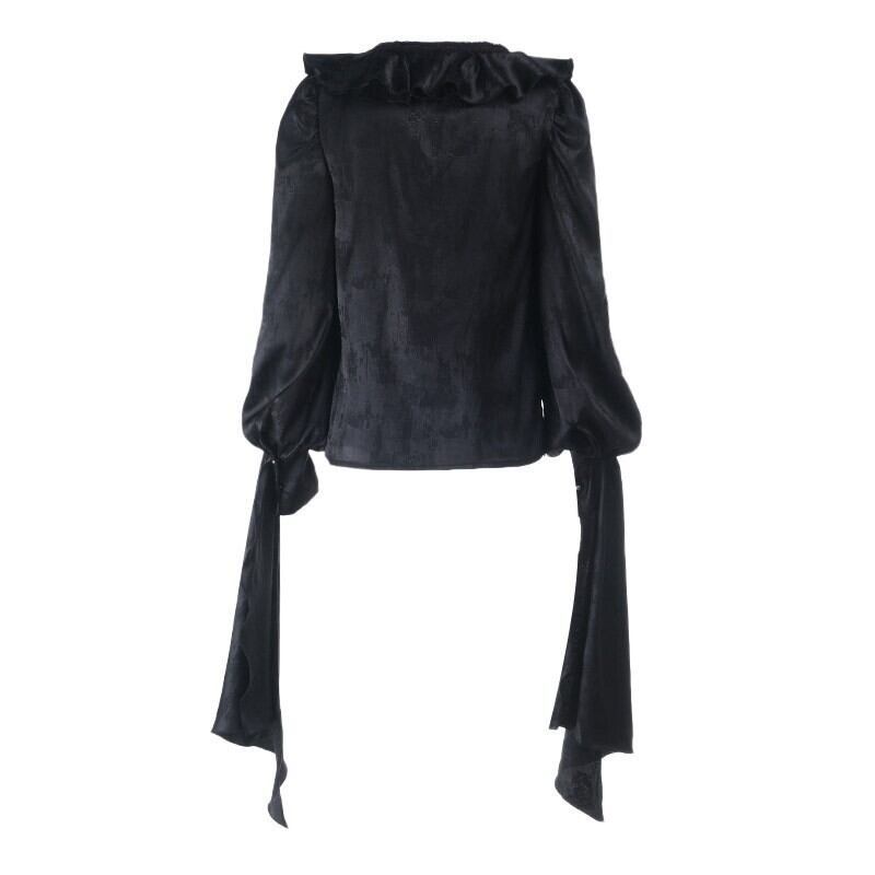 Ribbon sleeve blouse r0178