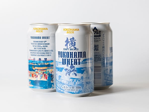 ヨコビの缶ビール】簡易BOXでのお届け 横浜ウィート 350ml 48本セット