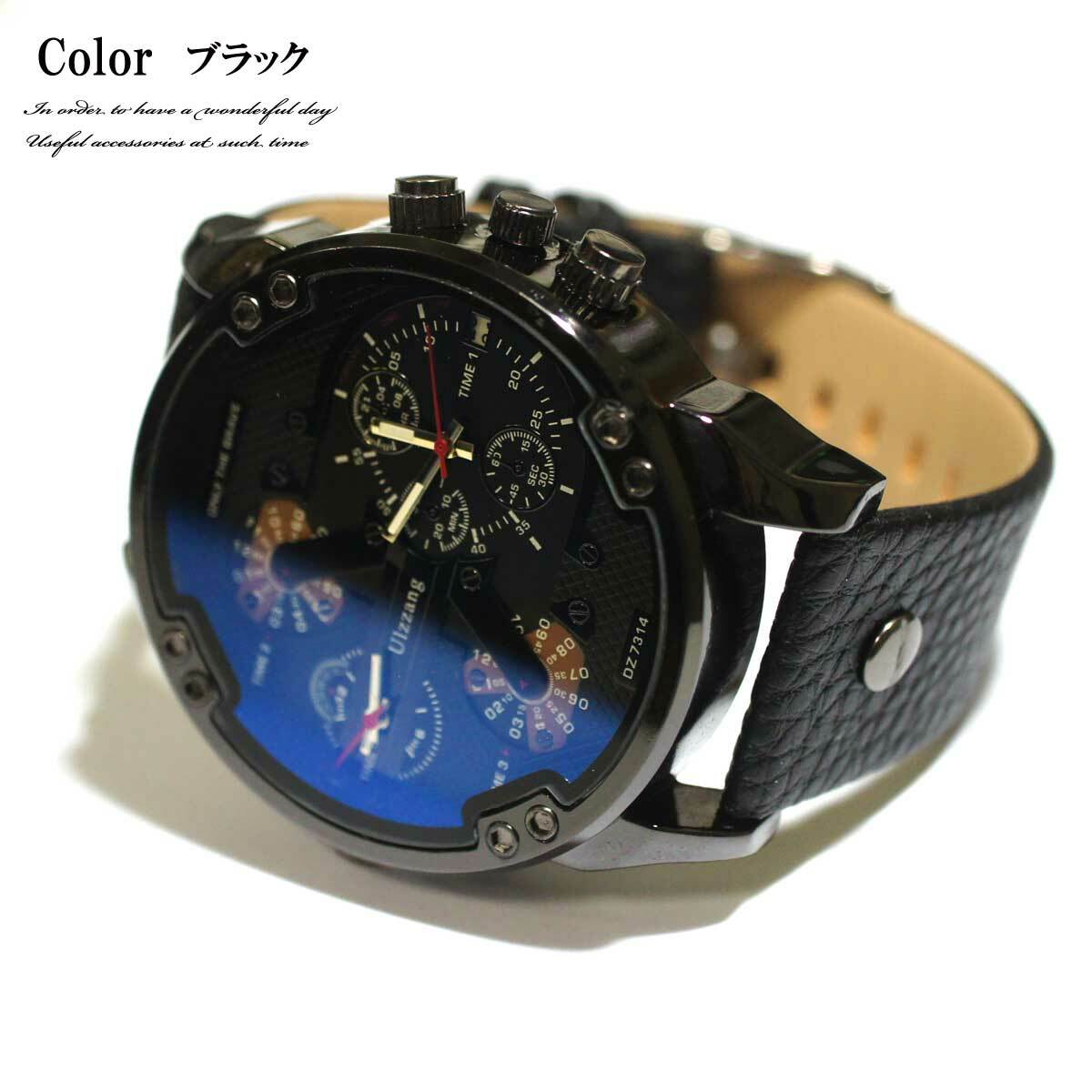 メンズウォッチ メンズ 時計 ビッグフェースメンズウォッチ 腕時計 ブレスレット カジュアル腕時計 メンズ腕時計 シンプル ビジネス腕時計 アナログ Watch ビジネス ウォッチ 腕時計 シンプル カジュアル 仕事 40代 50代 60代 大人の男性に 大人気 52mm Overrag