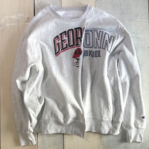 CHANGES / REMAKE W crew sweat / gray