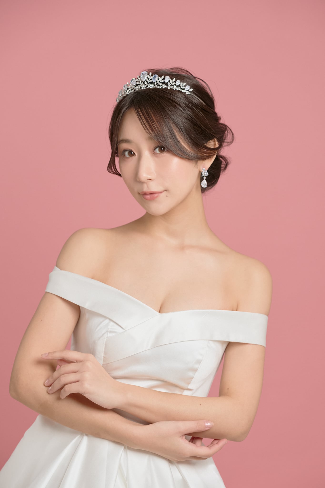 H-23 ビッグストーンティアラ | ウェディング・ブライダルアクセサリー