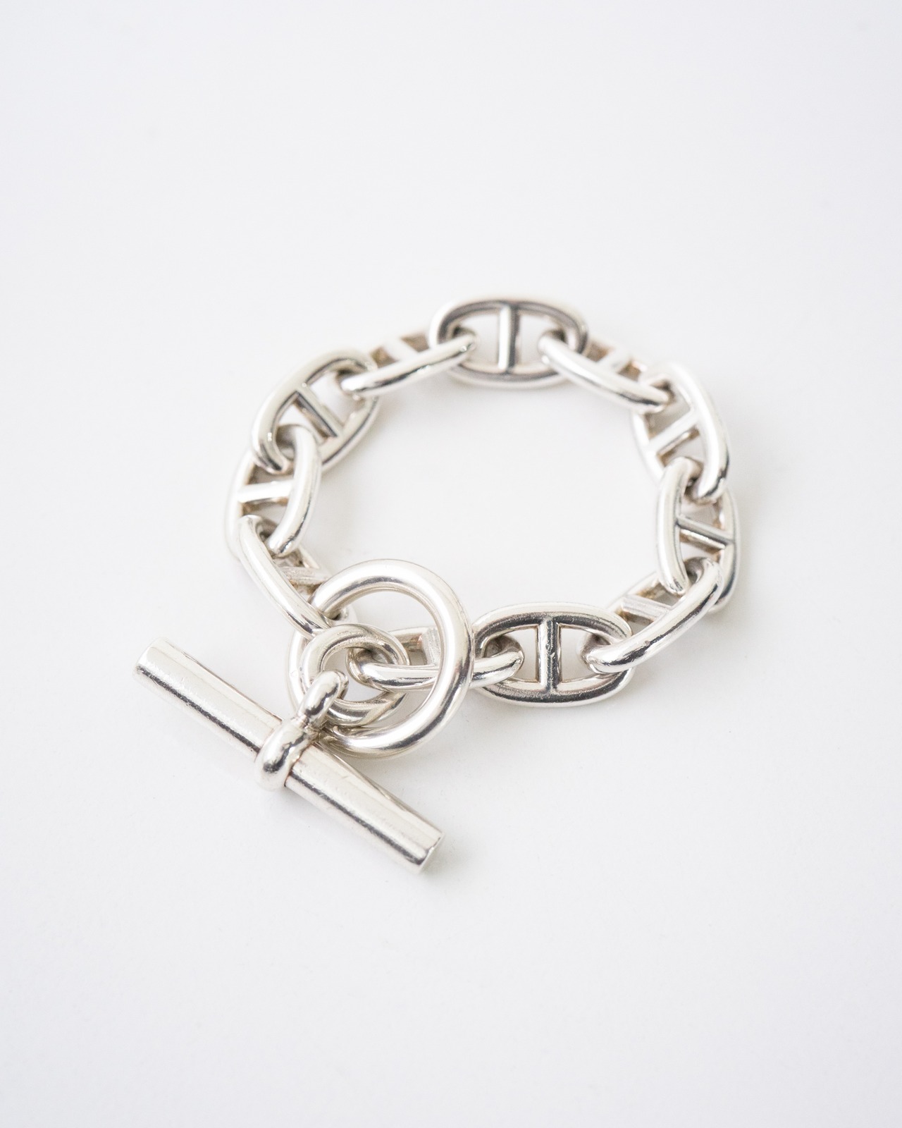 〈Hermès〉Chaine dancre Bracelet TGM11 KOMA Made in 1990's Martin Margiela season