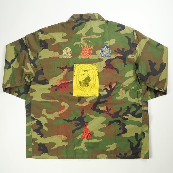 サイズS◆supreme Blessings Ripstop Shirt