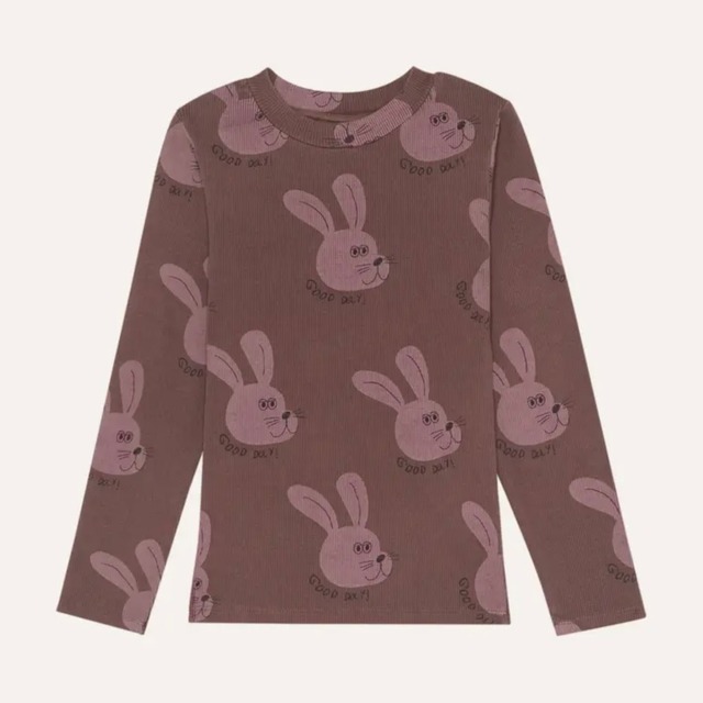 The Campamento Rabbits AOP T-Shirt【2-8Y】Brown