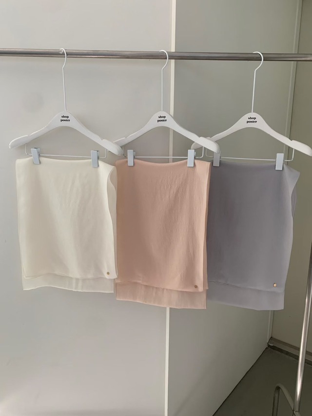 (予約) fl lanel / Pleats scarf 1color