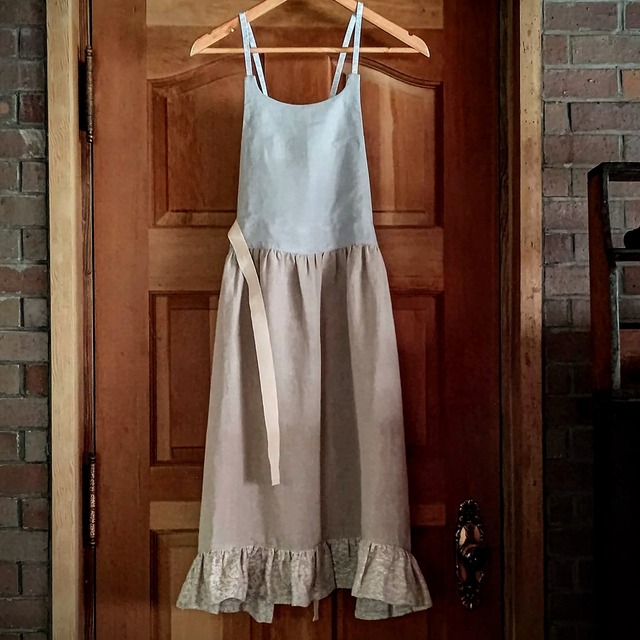 skip-step　Otona Apron｜タマリンド　リネン