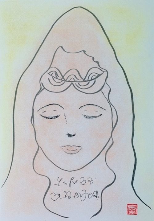 「whose maria?  」6　　原画　　