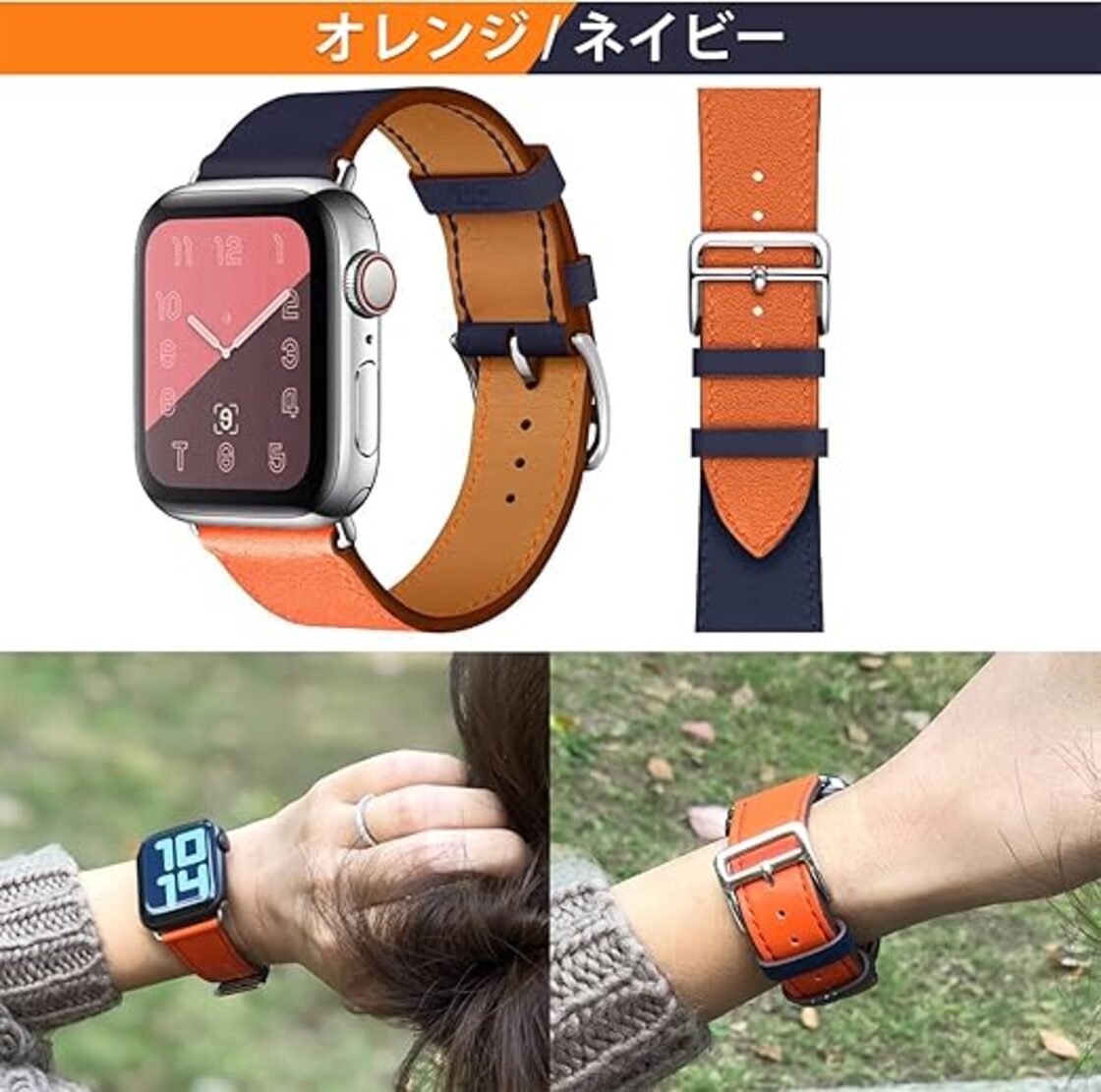 AriRi] アップルウォッチ バンド 革 レディース エルメス 38mm 40mm 