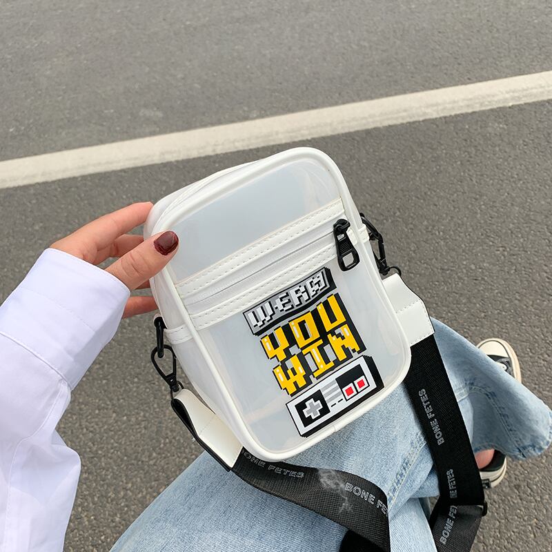 insスーパーファイヤースモールバッグメスバッグ2020ニューウェーブネットレッドファッションショルダーメッセンジャーバッグサマーゼリースクエアバッグ Tiancai_Wing_Bag0851968