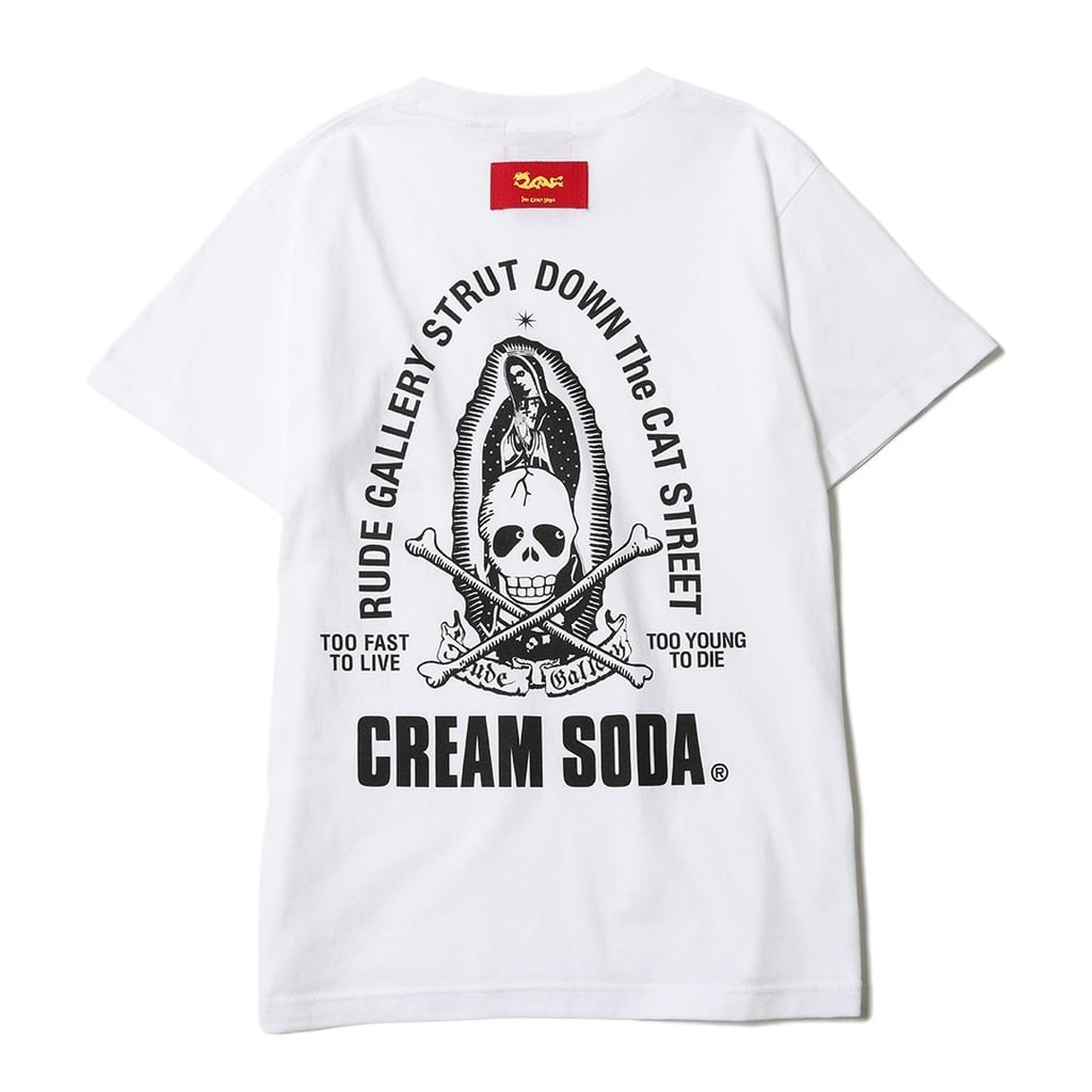 RUDE GALLERY x CREAM SODA : MARIA&SKULL TEE | Gusset