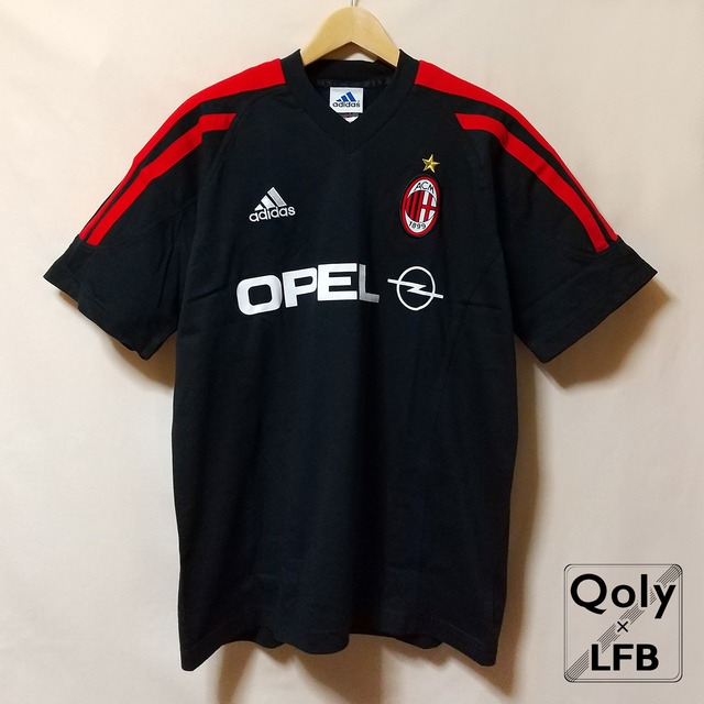 ACミラン 1999-2000 adidas 選手用トレーニングシャツ ブラック 