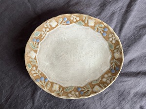 「木もれ日リムのオーバル皿」