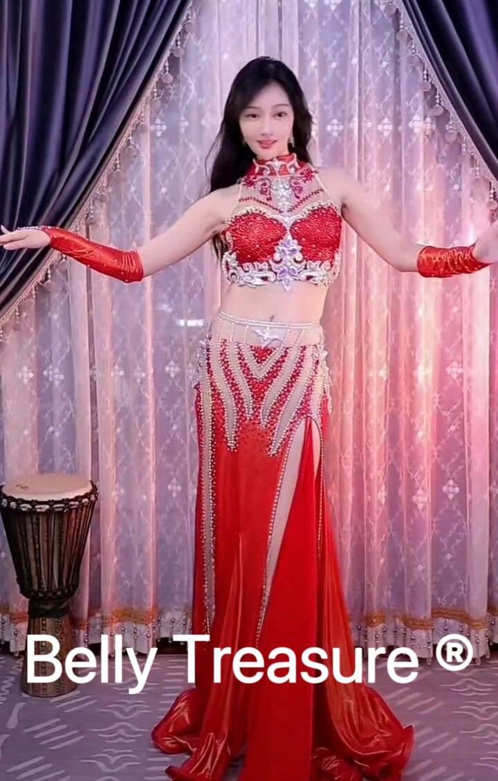 ベリーダンス オーダーメイド衣装 LY 2403 202402 | Belly Treasure®︎
