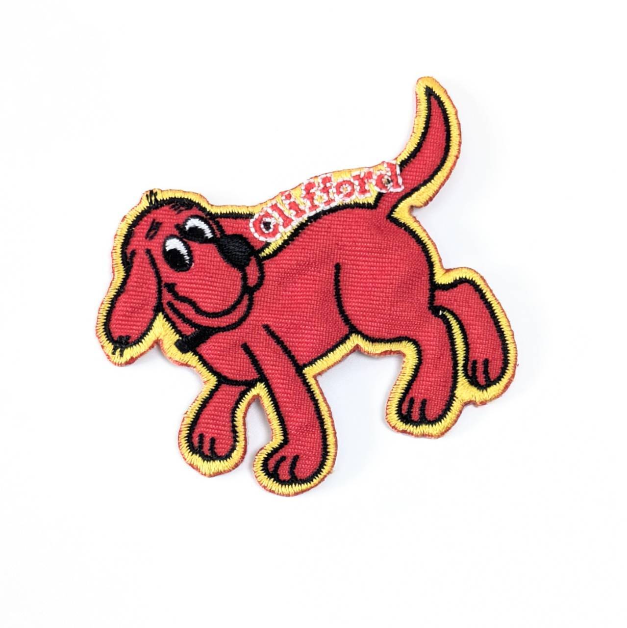 送料無料！ ★刺繍アイロンワッペン★【 おおきいあかい クリフォード（ Clifford the Big Red Dog ）】 〚アメリカン雑貨 アメトイ〛