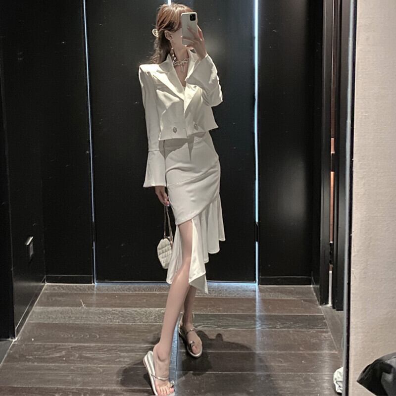 ドレス オータムスリーブショートジャケット トップス ストリート 秋物 ガールズファッション84726046593