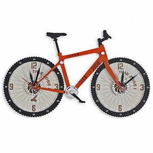 インテリア　木製クロック Dualtime Bicycle