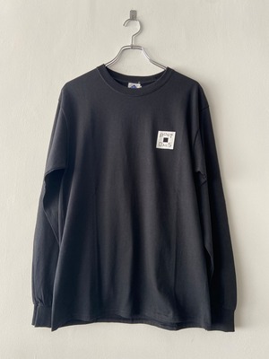 POST O'ALLS / 3704 / Square Donut L/S Tee / black x white