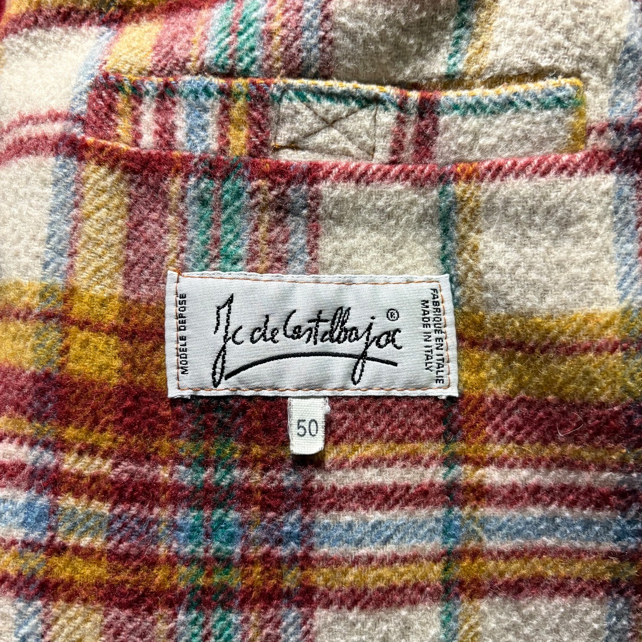 vintage 1980’s JC de CASTELBAJAC stitching stadium jacket