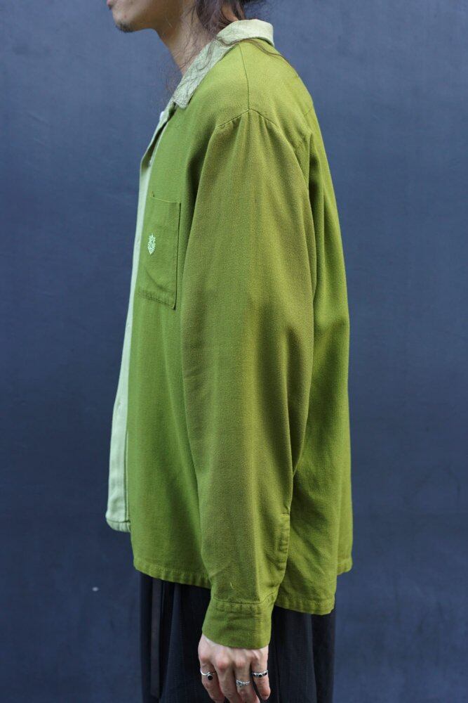 Vintage rayon open collar shirt [1960s] [don robles] Vintage Rayon