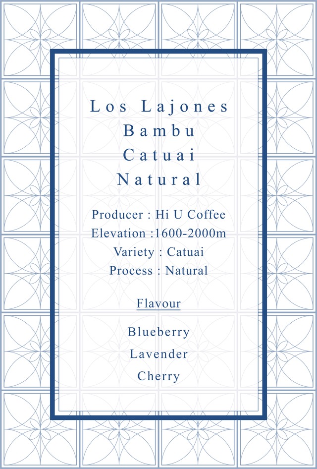 [今月のデイリー] Los Lajones Catuai Natural 6740