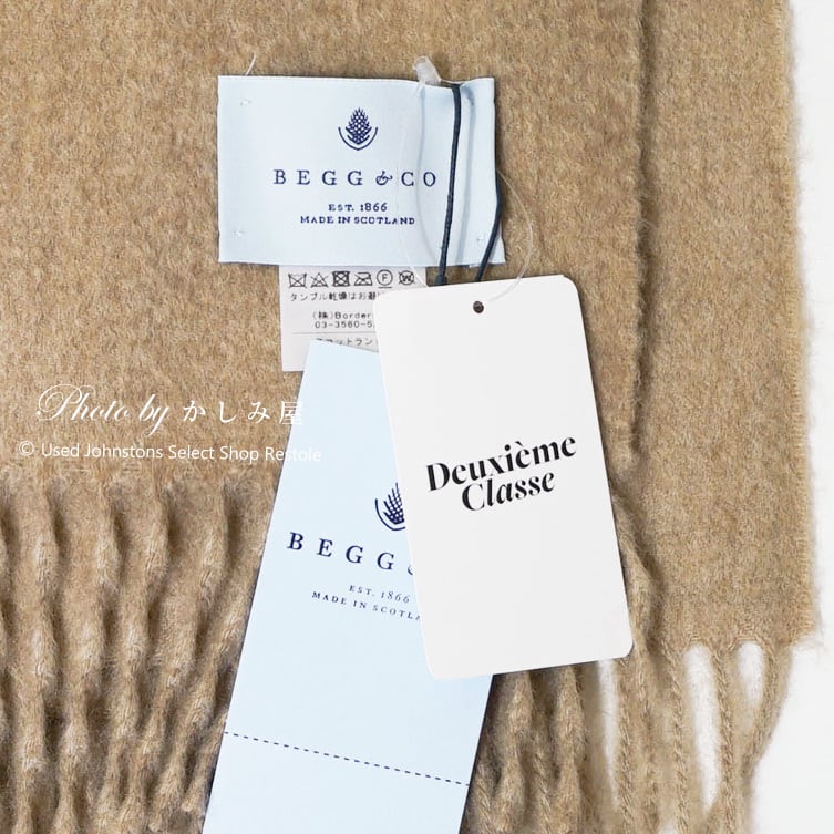 Deuxieme Classe BEGG＆CO カシミヤストール