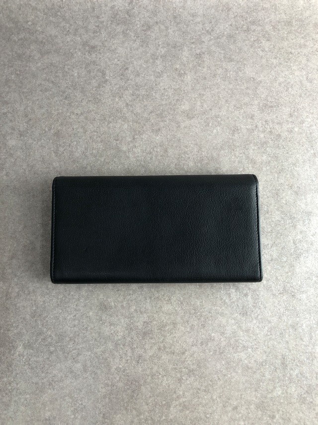 Yves Saint Laurent イヴ・サンローラン 財布 ブラック YSL レザー 長財布 vintage ヴィンテージ オールド ipdgzz