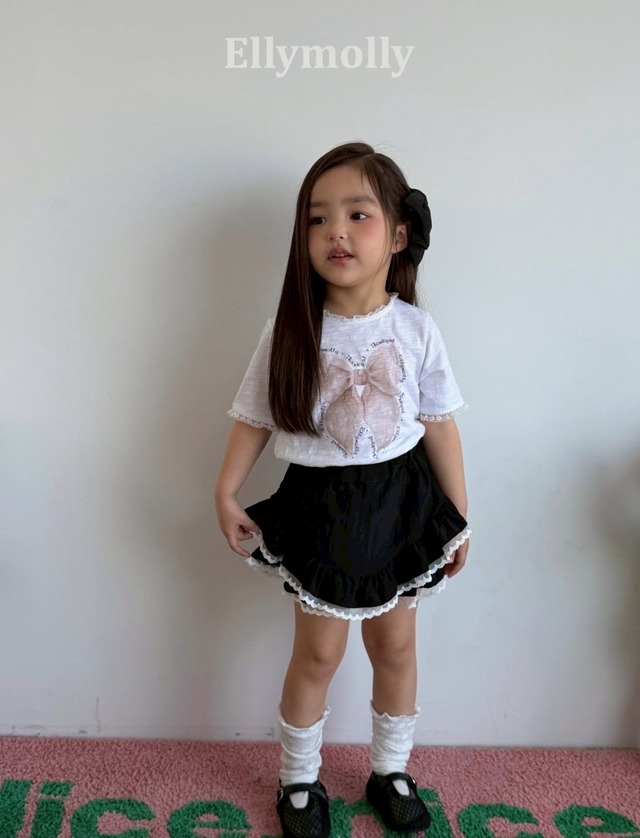 【予約】ellymolly / シルクレイヤースカート