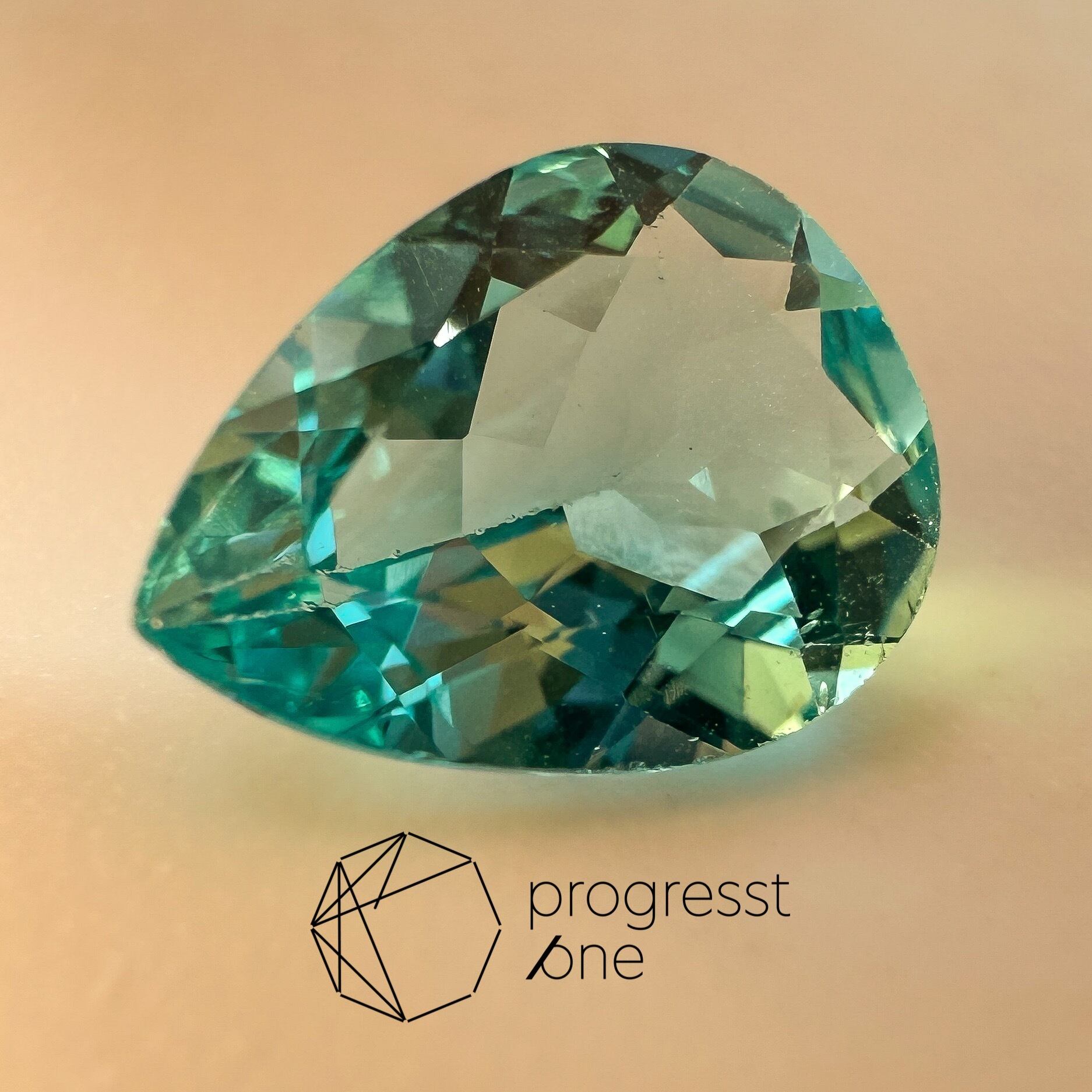 ネオンブルーアパタイト1.23ct | progresstone